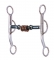 Weaver Leather All Purpose Bit, 5" Sweet Iron Snaffle Mouth with Copper Rings