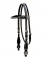 Weaver Leather BACK IN BLACK Browband Headstall FREE SHIPPING