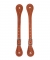 Weaver Leather Barbed Wire Spur Straps, Russet FREE SHIPPING