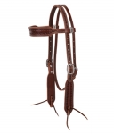 Weaver Leather Barbed Wire Wide Browband Headstall FREE SHIPPING