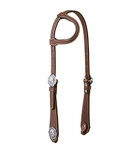 Weaver Leather Basin Cowboy Flat Sliding Ear Headstall