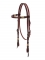 Weaver Leather Basketweave Bridle Leather Browband Headstall