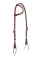 Weaver Leather Basketweave Bridle Leather Flat Sliding Ear Headstall FREE SHIPPING