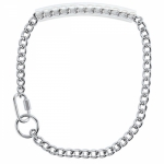 Weaver Leather Chain Goat Collar with Rubber Grip