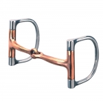 Weaver Leather Dee Ring Bit, 5" Copper Plated Mouth