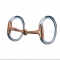 Weaver Leather Eggbutt Snaffle Bit with Jointed Copper Mouth - FREE Shipping