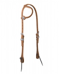 Weaver Leather Flat Sliding Ear Headstall, Card Suit