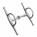 Weaver Leather Full Cheek Snaffle Bit, Eggbutt Mouth