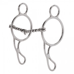 Weaver Leather Gag Bit, 5" Twisted Wire Snaffle Mouth