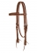 Weaver Leather Hand Tooled Browband Headstall with Navajo Border