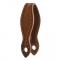 Weaver Leather Hand Tooled Slobber Straps - Pair