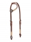 Weaver Leather Harness Leather Flat Sliding Ear Headstall