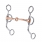 Weaver Leather Professional Argentine Bit, 5" Copper Snaffle Mouth