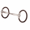 Weaver Leather Professional Offset Dee Bit, 5" Sweet Iron Snaffle Mouth with Copper Inlay