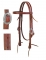 Weaver Leather ProTack Burgundy Latigo Leather Browband Headstall