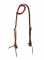 Weaver Leather ProTack Burgundy Latigo Leather Flat Sliding Ear Headstall