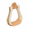Weaver Leather Rawhide Leather Covered Bell Stirrups