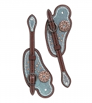 Weaver Leather Savannah Spur Straps, Cowboy FREE Shipping