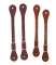 Weaver Leather Single-Ply Latigo Leather Spur Straps