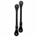 Weaver Leather Single-Ply Spur Straps, Black