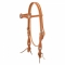 Weaver Leather Snap Tack Browband Headstall Golden Brown