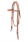 Weaver Leather Stockman Browband Headstall, Russet