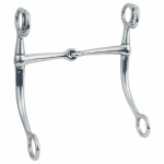 Weaver Leather Tom Thumb Snaffle Mouth Draft Bit, Stainless Steel