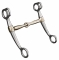 Weaver Leather Tom Thumb Snaffle Bit with 4-3/4" Copper Plated Mouth, Stainless Steel