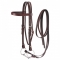 Wester Leather Browband Draft Bridle