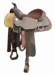 WINTEC WESTERN SADDLE WITH FULL QUARTER HORSE BAR