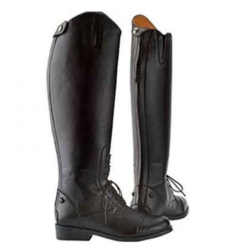 Saxon Equileather Field Boots with Elastic Ladies Boots Equestrian Clothing at TOHTC.COM